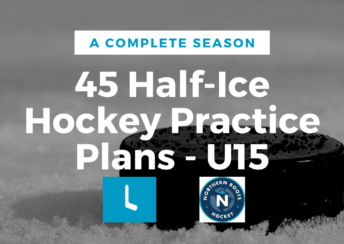 45 Half-Ice Hockey Practice Plans - U15