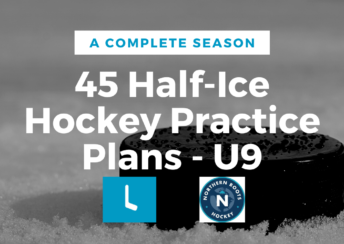 45 Half-Ice Hockey Practice Plans - U9